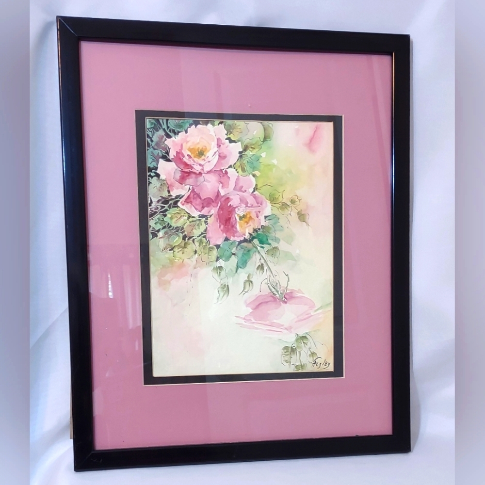 Original Floral Watercolor by Jan Fegley